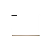 NovaLuce LIOS függeszték fém, akrill, fekete, pezsgő, LED, 28W, 3000K, 723 Lm - NL-9088111