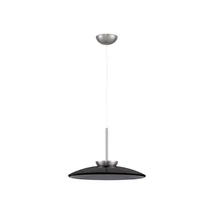 NovaLuce ESTI függeszték fém, üveg, nikkel, füstszín, LED Triac, 21W, 3000K, 1420 Lm - NL-9088127