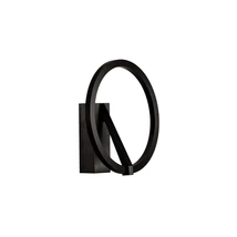 NovaLuce TILIA fali lámpa fém, fekete, LED, 10W, 2700-3000-4000K, 457 Lm - NL-9088146