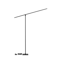 NovaLuce TENSO állólámpa fém, műanyag, fekete, LED, 24W, 3000K, 909 Lm - NL-9088211