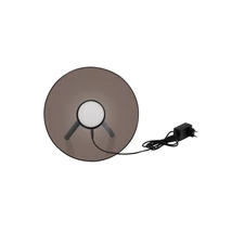 NovaLuce ESTI asztali lámpa fém, üveg, szürke, barna, LED, 16W, 3000K, 1214 Lm - NL-9088220