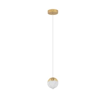 NovaLuce ALICIA függeszték fém, üveg, arany, LED, 5W, 3000K, 315 Lm - NL-9124122