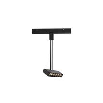 NovaLuce PLANET fényforrás PLANET mágneses sínekhez fém, fekete, LED, 24V, 3000K, 6W, 275lm - 9136193