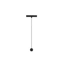 NovaLuce FLEXIBLE fényforrás BREDA, CURVE, SONIK, REACT mágneses sínekhez fém, fekete, LED, 48V, 3000K, 5W, 495lm - 9136195