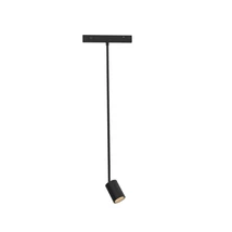 NovaLuce SLIM fényforrás SLIM mágneses sínekhez fém, fekete, LED, 48V, 3000K, 5W, 445lm - 9136203