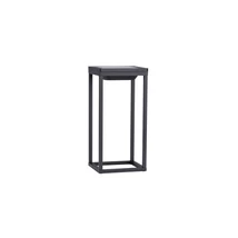 NovaLuce TEGOLO kültéri solar asztali lámpa fém, üveg, antracit, LED, 2W, 231lm, 3000K, IP54 - NL-9136431
