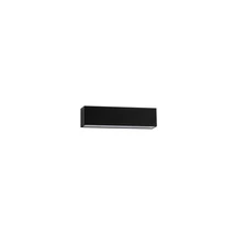 NovaLuce ALLURE kültéri fali lámpa fém, üveg, fekete, LED, 8W, 502lm, 3000K, IP65 - NL-9136458