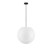 NovaLuce MOON kültéri függeszték fém, szintetikus, fekete, fehér, E27, IP65 - NL-9186712