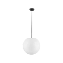 NovaLuce MOON kültéri függeszték fém, szintetikus, fekete, fehér, E27, IP65 - NL-9186713