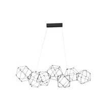 NovaLuce NEBULA függeszték fém, fekete, LED, 3000K, 34W, 2711lm - NL-9186902