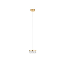 NovaLuce BION függeszték fém, akrill, arany, áttetsző, LED, 3000K, 6W, 470lm - 9186941