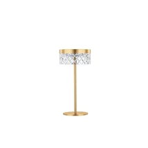 NovaLuce BION asztali lámpa fém, akrill, arany, áttetsző, LED, 3000K, 6W, 383lm - 9186947