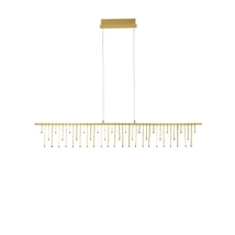 NovaLuce STELLAR függeszték fém, arany, réz, LED Triac, 19W, 3000K, 1461 Lm - NL-9186972