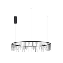 NovaLuce STELLAR függeszték fém, fekete, LED, 3000K, 36W, 3070lm - 9186979