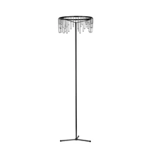 NovaLuce STELLAR állólámpa fém, fekete, króm, LED Triac, 17W, 3000K, 1266 Lm - NL-9186983