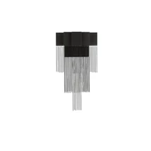 NovaLuce REVΙΑ fali lámpa fém, fekete, szürke, LED, 8W, 3000K, 290 Lm - NL-9186998