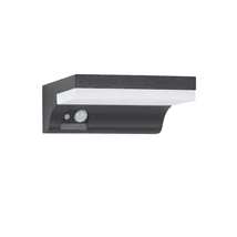 NovaLuce Dyn kültéri fali lámpa mozgásérzékelővel fém, műanyag, antracit, LED, 3000K, 1.5W, 167lm, IP65 - NL-9190101