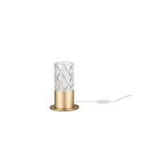 NovaLuce PHOS asztali lámpa fém, akril, arany, áttetsző, LED, 5W, 3000K, 320Lm - NL-9190200