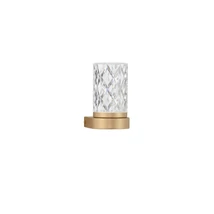 NovaLuce PHOS fali lámpa fém, akril, arany, áttetsző, LED, 6W, 3000K, 385 Lm - NL-9190205