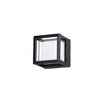 NovaLuce Agosto kültéri fali lámpa fém, műanyag, fekete, LED, 3000K, 6W, 420lm, IP54 - NL-9207616
