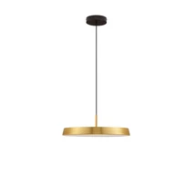 NovaLuce VETRO függeszték fém, akrill, fekete, arany, opál, LED, 37W, 3000K, 4275 Lm - NL-9223416