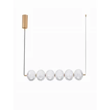 NovaLuce KLELIA függeszték fém, akrill, arany, áttetsző, LED Triac, 34W, 3000K, 2911 Lm - NL-9236394