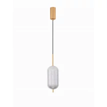 NovaLuce KLELIA függeszték fém, akrill, arany, áttetsző, LED Triac, 17W, 3000K, 1451 Lm - NL-9236395