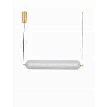 NovaLuce KLELIA függeszték fém, akrill, arany, áttetsző, LED Triac, 40W, 3000K, 3384 Lm - NL-9236396