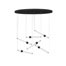 NovaLuce STALACTITE függeszték fém, akrill, kerámia, fekete,fehér, LED Triac, 36W, 3000K, 2811 Lm - NL-9236409
