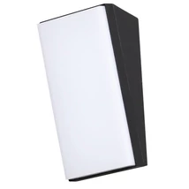 NovaLuce Keen kültéri fali lámpa fém, műanyag, fekete, LED, 3000K, 12W, 1080lm, IP65 - NL-9270015