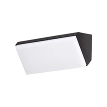 NovaLuce Keen kültéri fali lámpa fém, műanyag, fekete, LED, 3000K, 12W, 1080lm, IP65 - NL-9270027