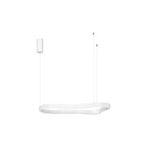 NovaLuce DUSSA függeszték fém, fehér, LED, 52W, 3045lm, 3000K - NL-9345690