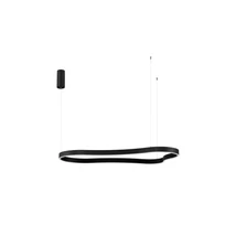 NovaLuce DUSSA függeszték fém, fekete, LED, 61W, 3364lm, 3000K - NL-9345693