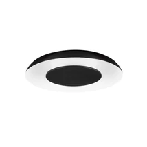 NovaLuce EPOS mennyezet lámpa fém, műanyag,  fekete, fehér, LED Triac, 24W, 2700- 4000K, 1482 Lm - NL-9345703