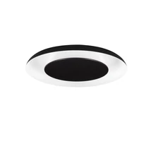 NovaLuce EPOS mennyezet lámpa fém, műanyag,  fekete, fehér, LED Triac, 38W, 2700- 4000K, 2200 Lm - NL-9345705