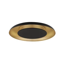 NovaLuce EPOS mennyezet lámpa fém, műanyag,  fekete, arany, LED Triac, 38W, 2700- 4000K, 2200 Lm - NL-9345707