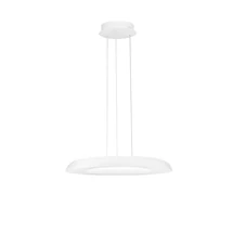 NovaLuce EPOS mennyezet lámpa fém, műanyag, fehér, LED Triac, 38W, 2700- 4000K, 2100 Lm - NL-9345710