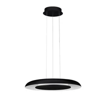 NovaLuce EPOS mennyezet lámpa fém, műanyag,  fekete, fehér, LED Triac, 38W, 2700- 4000K, 2100 Lm - NL-9345711