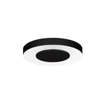 NovaLuce PADA mennyezet lámpa fém, műanyag,  fekete, fehér, LED Triac, 25W, 2700- 4000K, 1592 Lm - NL-9345716