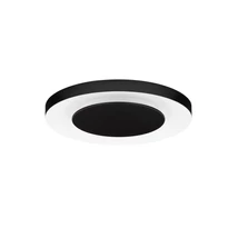 NovaLuce PADA mennyezet lámpa fém, műanyag,  fekete, fehér, LED Triac, 37W, 2700- 4000K, 2207 Lm - NL-9345717