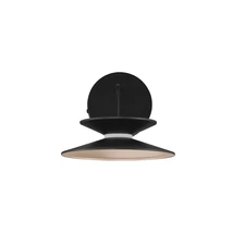 NovaLuce MORFI fali lámpa fém, akrill, fekete, arany, LED Triac, 7W, 3000K, 165 Lm - NL-9416953