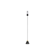 NovaLuce IMAGINE függeszték fém, fekete, arany, LED, 48V, 2700K, 6W, 450lm - 9492868