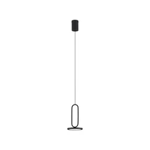 NovaLuce GEA függeszték fém, fekete, LED, 3000K, 8W, 560lm - NL-9501207