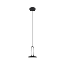 NovaLuce GEA függeszték fém, fekete, LED, 3000K, 12W, 840lm - NL-9501208