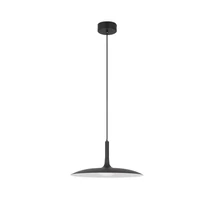 NovaLuce LUSU függeszték fém, akrill, fekete, fehér, LED, 3000K, 16W, 1100lm - 9501213
