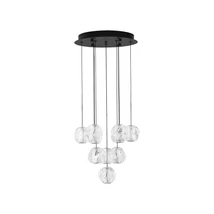 NovaLuce ILFOS függeszték fém, akrill, fekete, króm, áttetsző, LED Triac, 48W, 3000K, 2540 Lm - NL-9511014