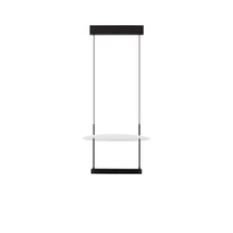 NovaLuce DIONA függeszték fém, fekete, fehér, LED Triac, 29W, 2700K, 1650 Lm - NL-9580571
