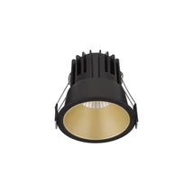 NovaLuce LUELA beépíthető szpotlámpa fém, fekete, arany, LED, 2700K, 13W, 1170lm - 9580641