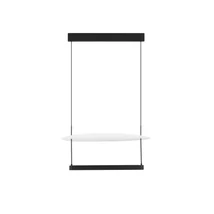 NovaLuce DIONA függeszték fém, műanyag, fekete, fehér, LED Triac, 40W, 3000K, 2560 Lm - NL-9580672