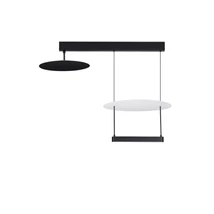NovaLuce DIONA függeszték fém, műanyag, fekete, fehér, LED Triac, 35W, 3000K, 2420 Lm - NL-9580678